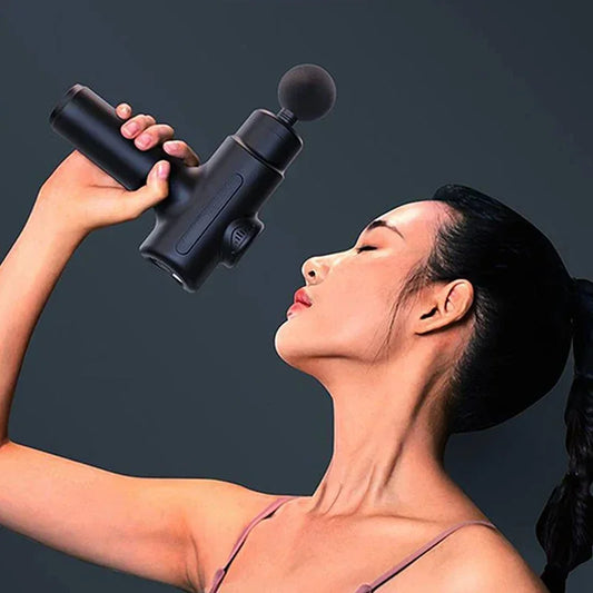 Electric Massage Gun Deep Tissue Facial Massgaer 8 Heads