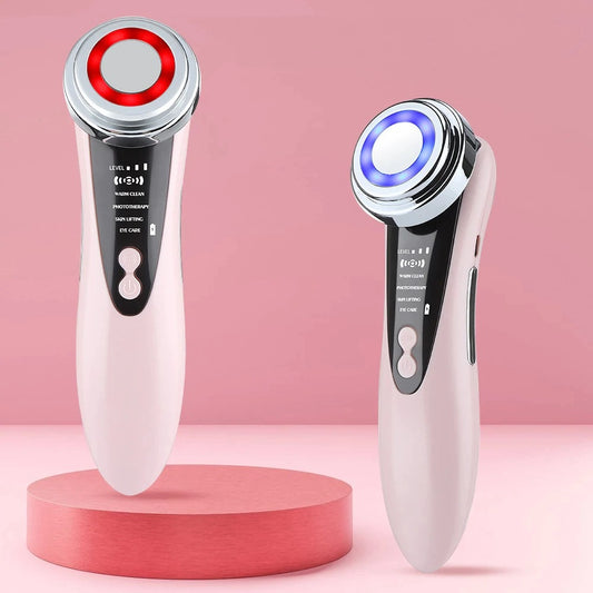 7 in 1 RF EMS Facial Massager Skin Care Tools Face Lift
